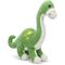 Show in main carousel: fabdog Floppy Brontosaurus Dinosaur Squeaky Plush Dog Toy, Green, Small slide 1 of 2