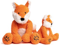 fabdog Floppy Fox Squeaky Plush Dog Toy, Orange, Small slide 2 of 3