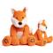 Show in main carousel: fabdog Floppy Fox Squeaky Plush Dog Toy, Orange, Small slide 3 of 5
