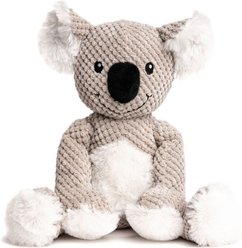 fabdog Floppy Koala Squeaky Plush Dog Toy, Gray, Large
