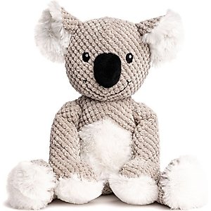 fabdog Floppy Koala Squeaky Plush Dog Toy, Gray, Small