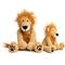 Show in main carousel: fabdog Floppy Lion Squeaky Plush Dog Toy, Gold, Large slide 2 of 4