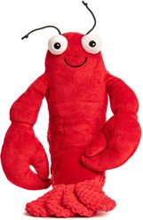 fabdog Floppy Lobster Squeaky Plush Dog Toy, Red, Large