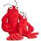 Show in main carousel: fabdog Floppy Lobster Squeaky Plush Dog Toy, Red, Large slide 2 of 4