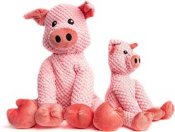 fabdog Floppy Pig Squeaky Plush Dog Toy, Large slide 1 of 3