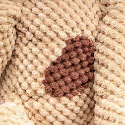fabdog Floppy Squeaky Plush Dog Toy, Beige, Small slide 2 of 3
