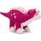 Show in main carousel: fabdog Floppy Stegosaurus Dinosaur Squeaky Plush Dog Toy, Red, Large slide 1 of 4