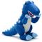 Show in main carousel: fabdog Floppy T-Rex Dinosaur Squeaky Plush Dog Toy, Blue, Small slide 1 of 4