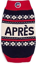 fabdog Graphic Apres Dog Sweater, Navy, 14-in