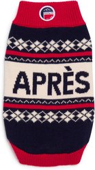 fabdog Graphic Apres Dog Sweater, Navy, 20-in