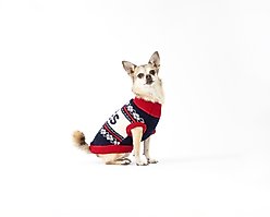 fabdog Graphic Apres Dog Sweater, Navy, 22-in slide 2 of 5