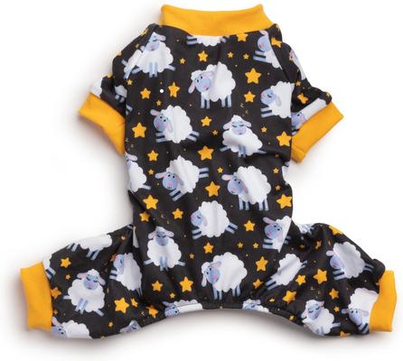 Show full view: fabdog Graphic Sleepy Sheep Dog Pajamas, Multi-color, 18-in slide 2 of 4