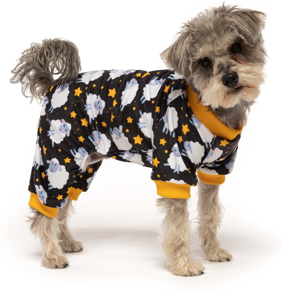 fabdog Graphic Sleepy Sheep Dog Pajamas
