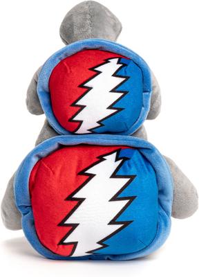 Show full view: fabdog Grateful Dead Terrapin Turtle Squeaky Plush Dog Toy, Small slide 2 of 3