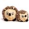 Show in main carousel: fabdog Hedgehog Faball Squeaky Stuffing-Free Dog Toy, Brown, Small slide 2 of 5