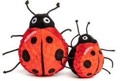 fabdog Lady Bug Faball Squeaky Stuffing-Free Dog Toy, Red, Small slide 2 of 4