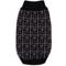 Show in main carousel: fabdog Monogram Graphic Dog Sweater, Black, 18-in slide 2 of 3