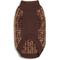 Show in main carousel: fabdog Monogram Graphic Dog Sweater, Brown, 14-in slide 3 of 3