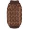 Show in main carousel: fabdog Monogram Graphic Dog Sweater, Brown, 22-in slide 2 of 3