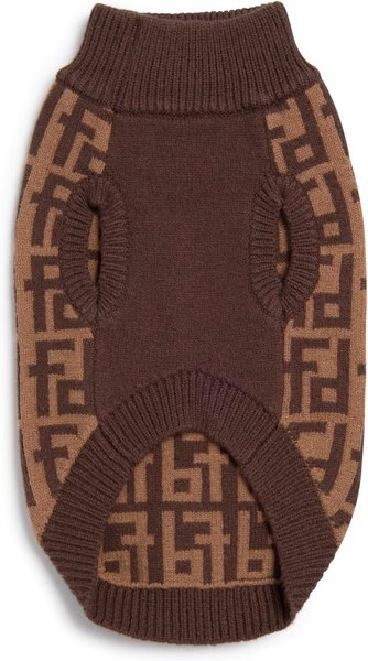fabdog Monogram Graphic Dog Sweater