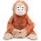 Show in main carousel: fabdog Orangutan Fluffy Tough Squeaky Plush Dog Toy, Orange, Small slide 1 of 3