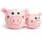 Show in main carousel: fabdog Pig Faball Squeaky Stuffing-Free Dog Toy, Pink, Small slide 2 of 5