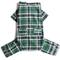 Show in main carousel: fabdog Christmas Plaid Flannel Dog Pajamas, Green, 24-in slide 1 of 2