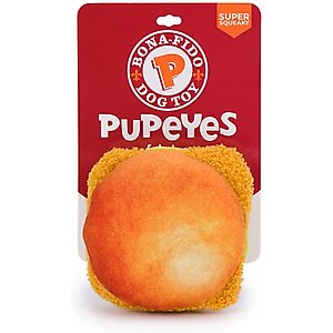 fabdog Pupeyes Chicken Squeaky Stuffing-Free Plush Dog Toy