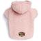 Show in main carousel: fabdog Sherpa Solid Dog Hoodie, Blush Pink, 22-in slide 1 of 3