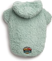 fabdog Sherpa Solid Dog Hoodie, Seafoam, 24-in slide 2 of 4