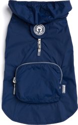 fabdog Snap N' Go Dog Raincoat, Navy, Medium slide 1 of 4