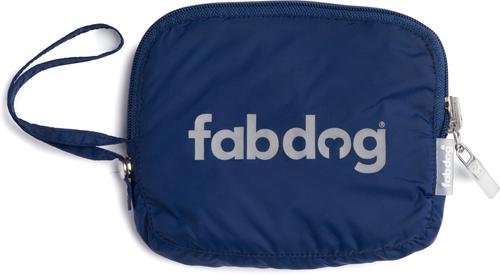 Show full view: fabdog Snap N' Go Dog Raincoat, Navy, Medium slide 4 of 6