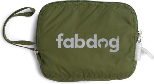 Show full view: fabdog Snap N' Go Dog Raincoat, Olive, XX-Large slide 4 of 8