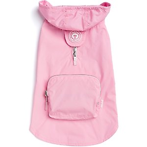 fabdog Snap N' Go Dog Raincoat, Pink, Medium
