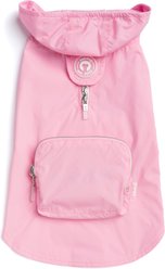 fabdog Snap N' Go Dog Raincoat, Pink, Small