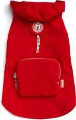 fabdog Snap N' Go Dog Raincoat, Red, 3X-Large