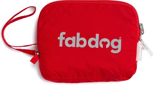Show full view: fabdog Snap N' Go Dog Raincoat, Red, XX-Large slide 3 of 5