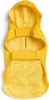 Show full view: fabdog Snap N' Go Dog Raincoat, Yellow, Small slide 2 of 5