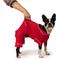 Show in main carousel: fabdog Solid Super Soft Modal Dog Pajamas, Red, 20-in slide 3 of 5