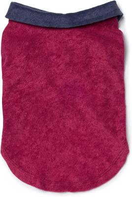 Show full view: fabdog Terry Cloth Cabana Dog Shirt, Nantucket Red, 24-in slide 2 of 2