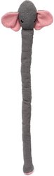 fabdog Twisty Elephant Squeaky Plush Dog Toy, Gray, 5-ft slide 2 of 4
