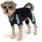 Show in main carousel: fabdog Velour Jogger Stripes Dog Sweater, Navy, 22-in slide 1 of 5