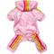 Show in main carousel: fabdog Velour Jogger Stripes Dog Sweater, Pink, 20-in slide 2 of 4