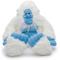 Show in main carousel: fabdog Yeti Fluffy Tough Squeaky Plush Dog Toy, White, Small slide 1 of 4