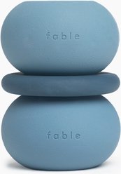 Fable Pets Armadillo Tough Treat Dispenser Dog & Cat Toy, Navy, Small