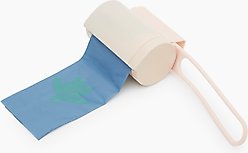 Fable Pets Leash Attachment Poop Bag Dispenser with Bags, 45 count, Blush