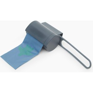 Fable Pets Leash Attachment Poop Bag Dispenser with Bags, 45 count, Green