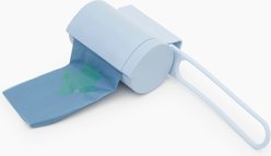 Fable Pets Leash Attachment Poop Bag Dispenser with Bags, 45 count, Light Blue