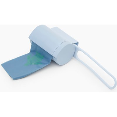 Fable Pets Fable Pets Leash Attachment Poop Bag Dispenser with Bags, 45 count, Light Blue