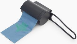 Fable Pets Leash Attachment Poop Bag Dispenser with Bags, 45 count, Slate